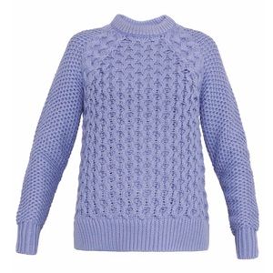 Acne studios lavender Ruth Air cotton sweater